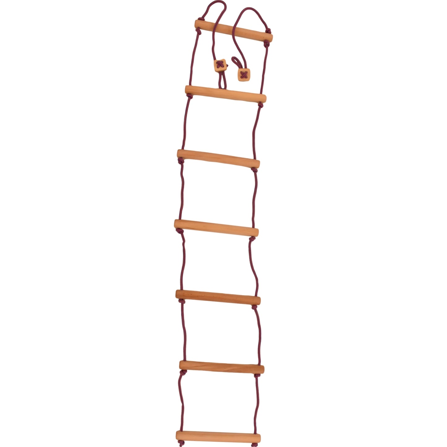 Climbing A Rope Ladder