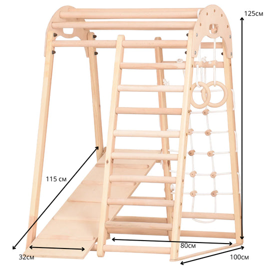 Compact Indoor Climbing Frame Suitable For The Whole Family