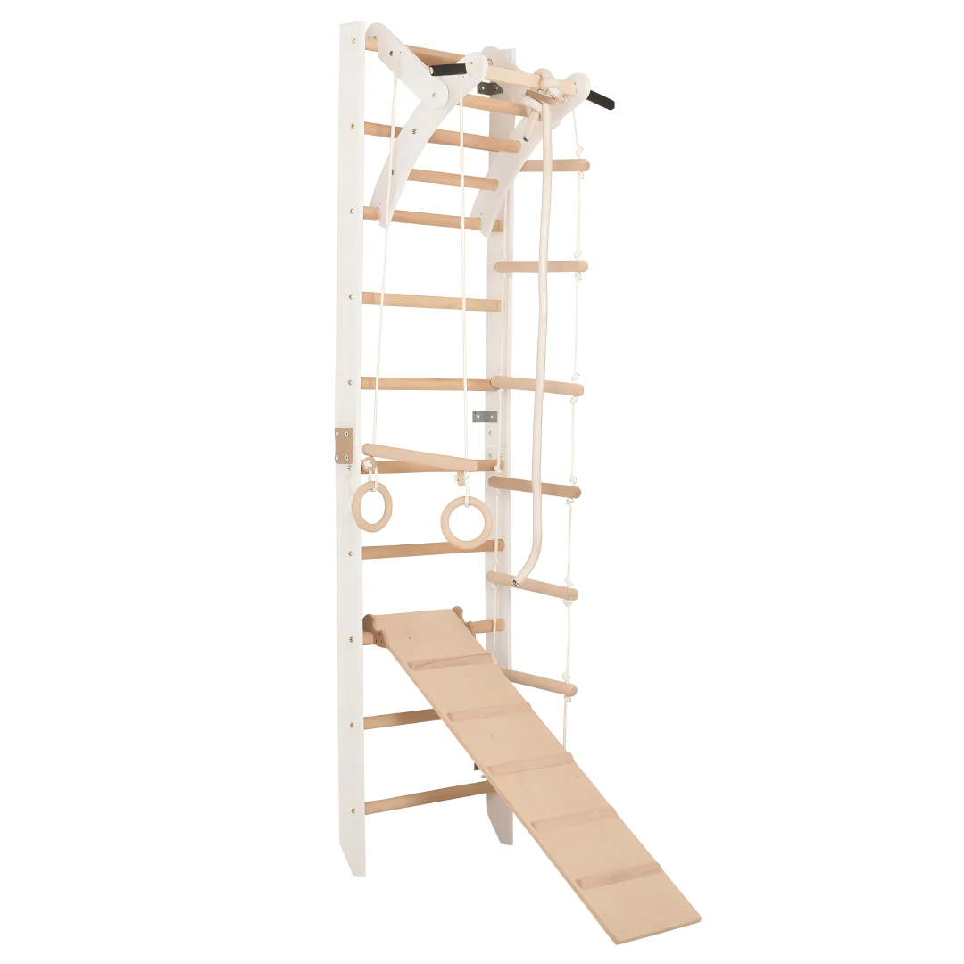 Compact Type Multifunctional Wooden Climbing Frame