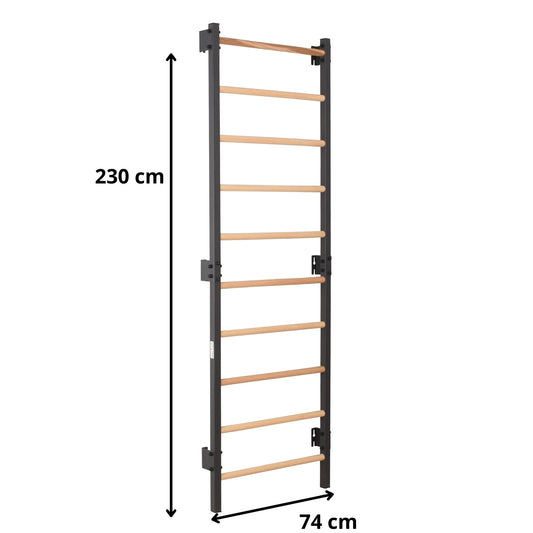 Metal Wall Stud Features Beech Wood Crossbars