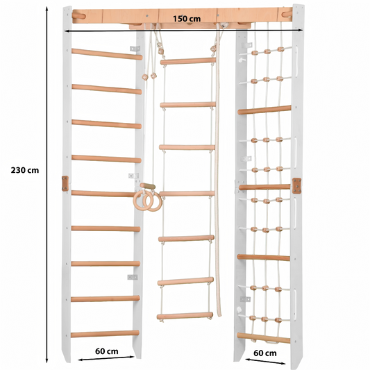 Multifunctional Wooden Climbing Frame
