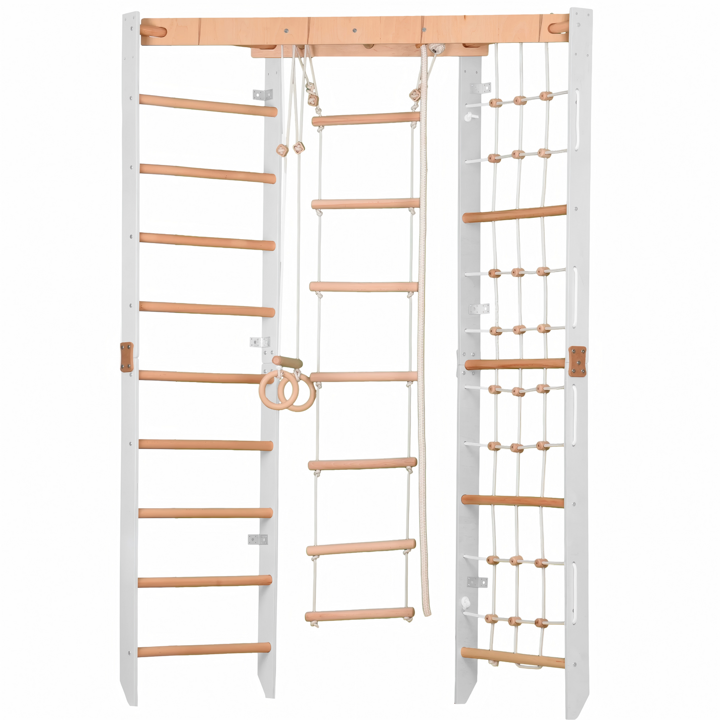 Multifunctional Wooden Climbing Frame