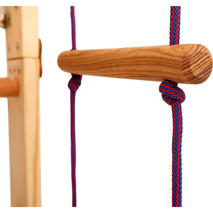 Climbing A Rope Ladder