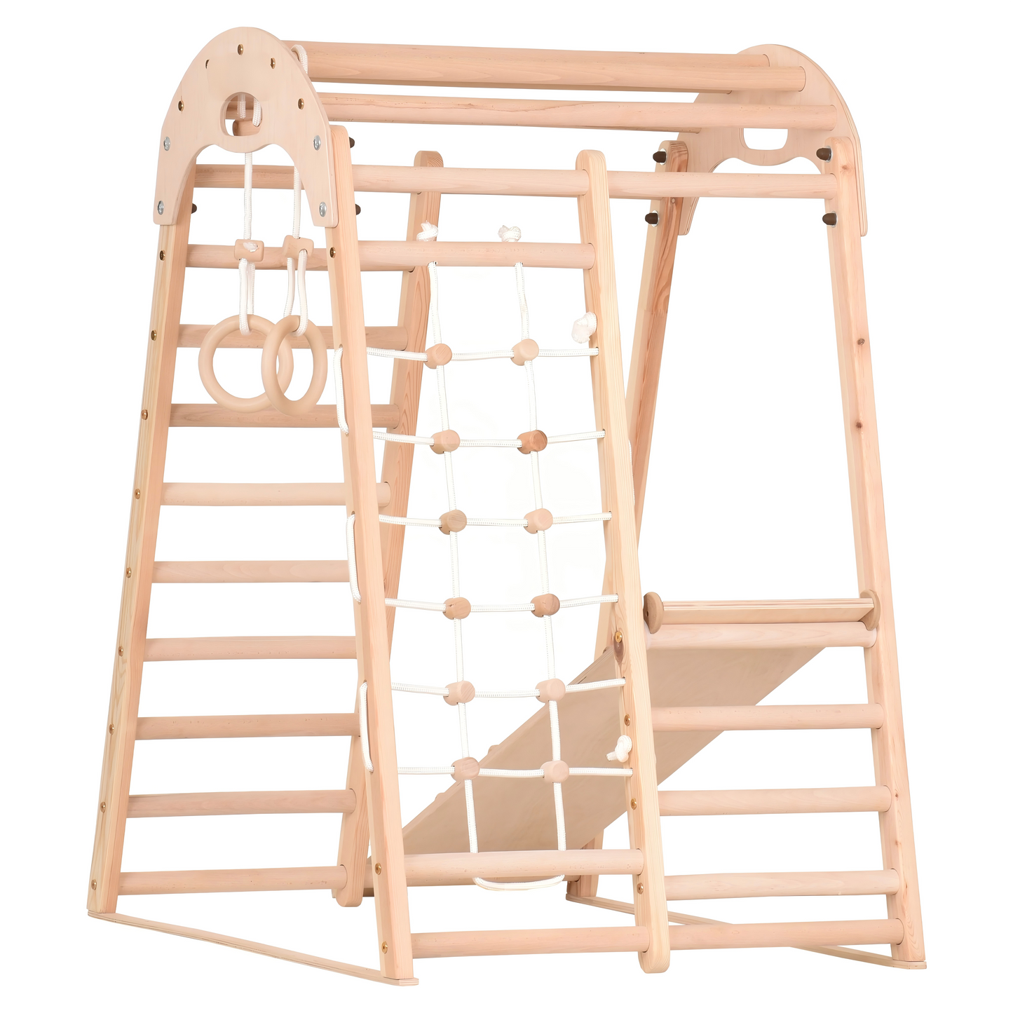 Compact Indoor Climbing Frame Suitable For The Whole Family