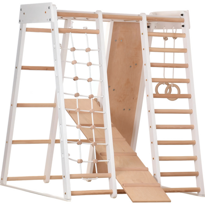 Multifunctional Indoor Climbing Frame (White)