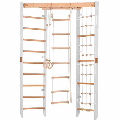 Multifunctional Wooden Climbing Frame