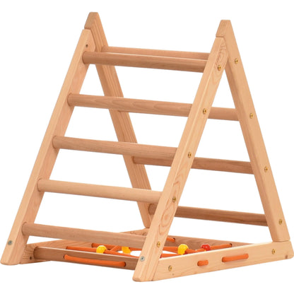 Pikler Triangle with Climbing Net Base