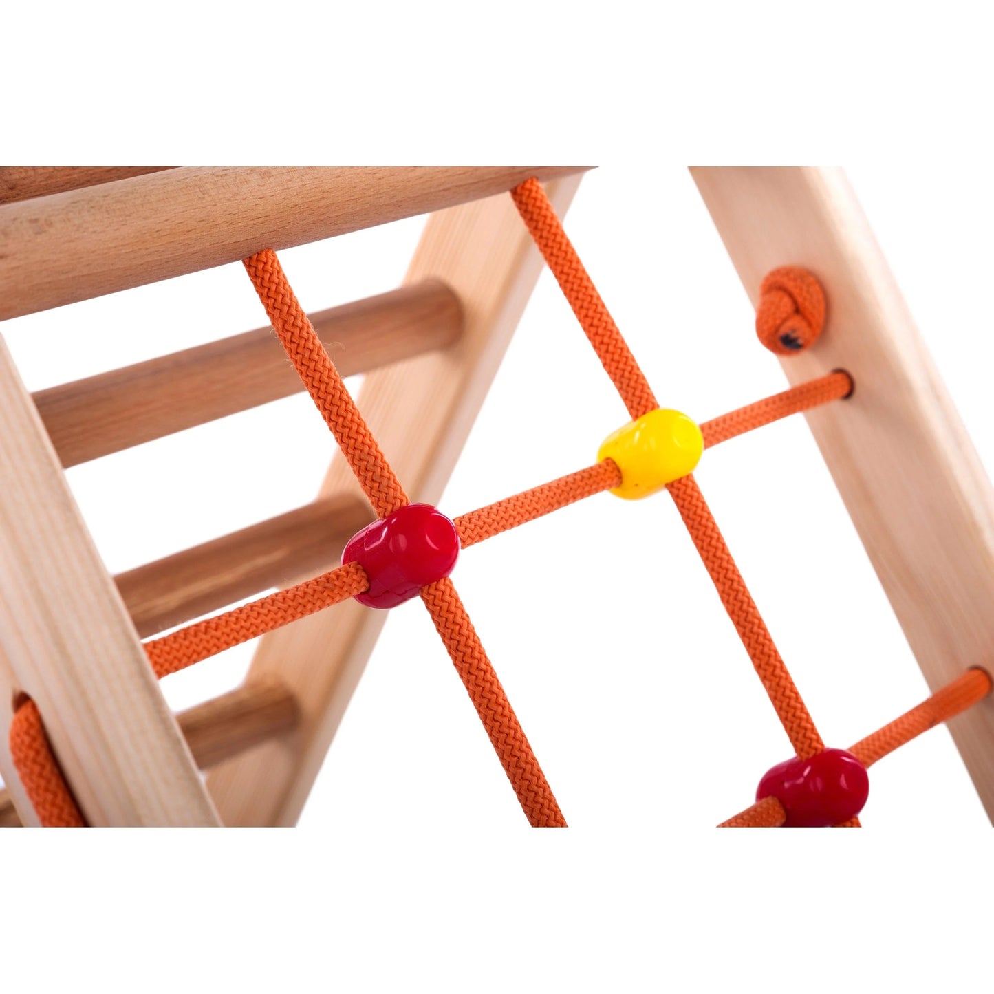 Pikler Triangle with Climbing Net Base